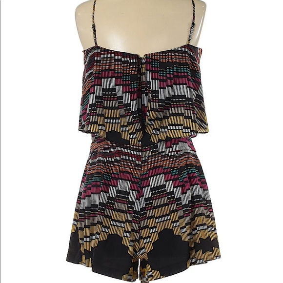 Bebe Multicolor Romper 8 - Picture 2 of 7